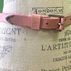 IZOD pink leather belt